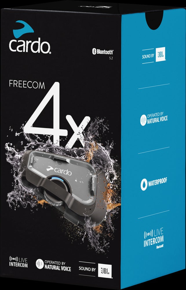 Freecom 4x Bluetooth Headset Single - Cardo Systems - 71-5040