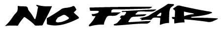 No Fear Logo Decal