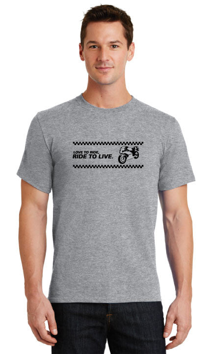 Love To Ride Ride To Live Sportbike T-Shirt