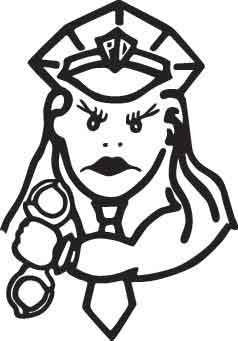 Police Woman Decal