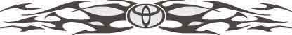 Toyota Flames Decal