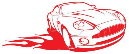 Race Car Decal