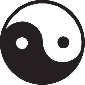 Yin Yang Decal