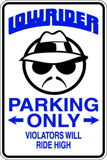 Lowrider Sublimated Aluminum Magnet 1