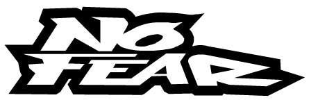 No Fear Outline Logo Decal