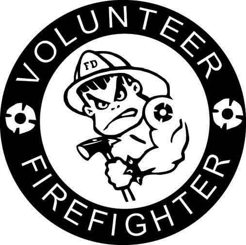 Volunteer Firefighter Decal
