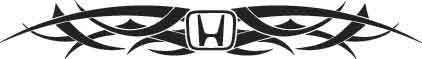 Honda Flames Decal