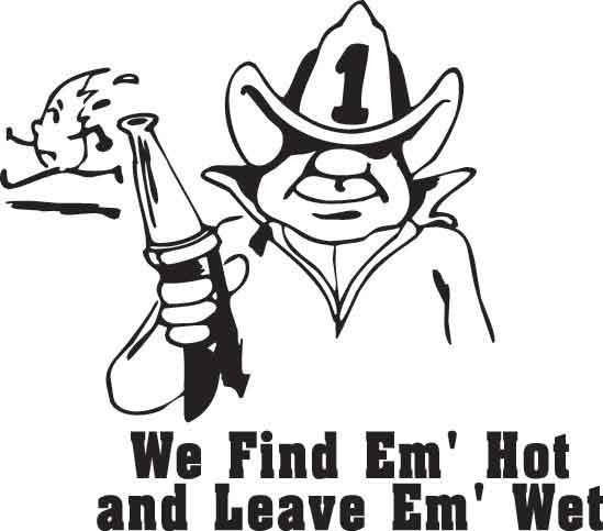 We Find Em Hot Decal