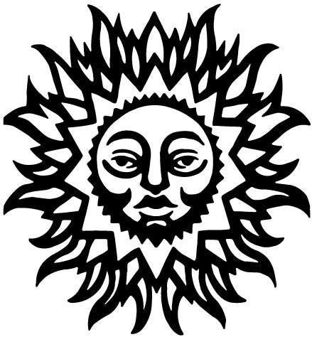 Sun Decal