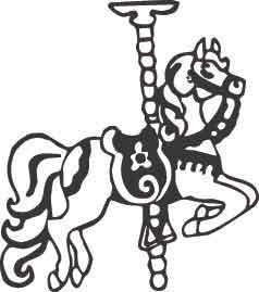 Carousel Horse Decal