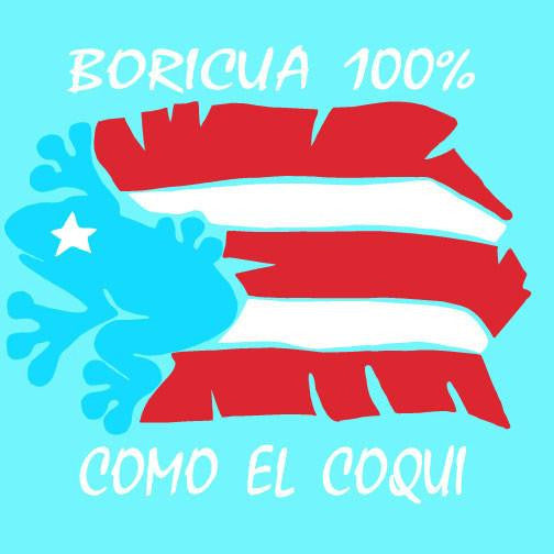 Boricua 100% Decal