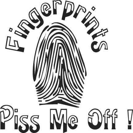 Fingerprints Decal