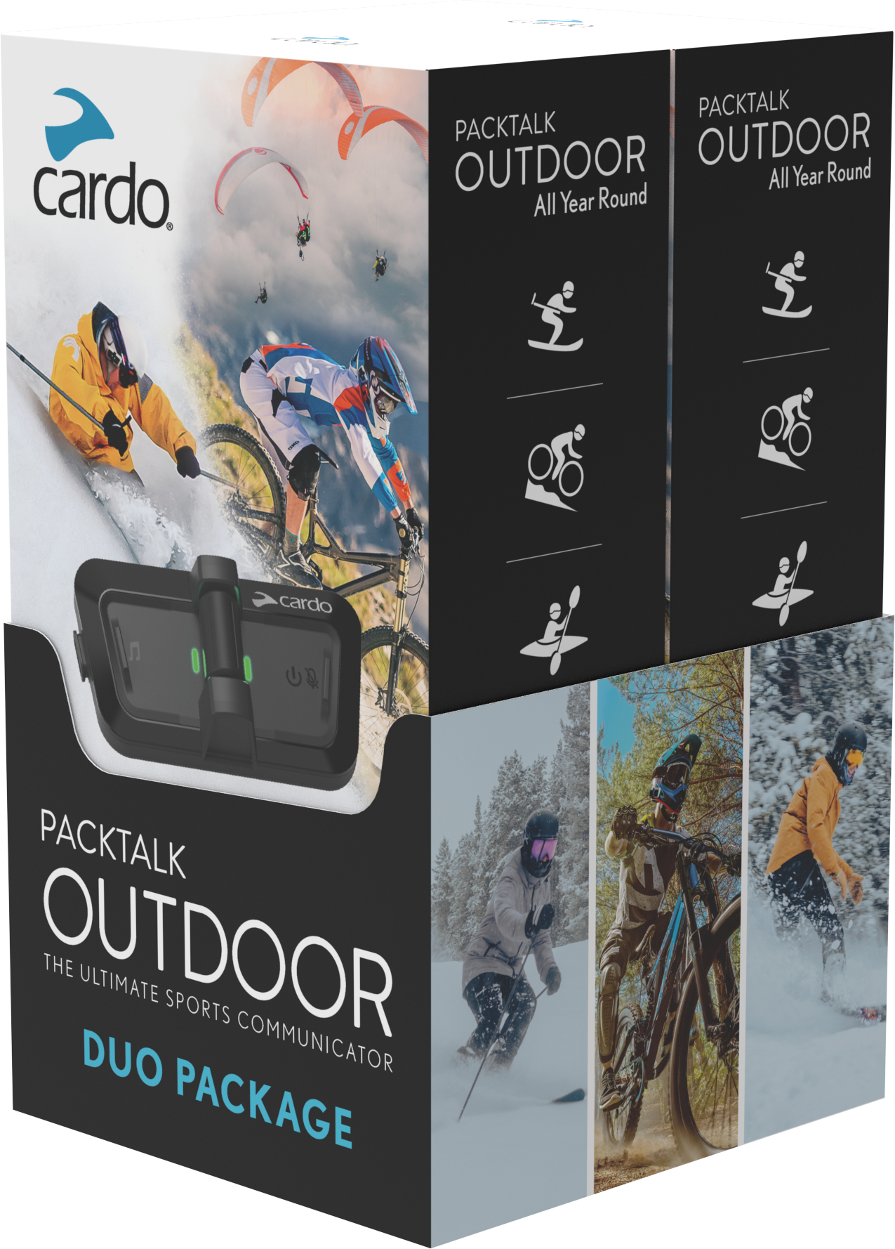 Packtalk Outdoor Duo Black - Cardo Systems - 71-5071