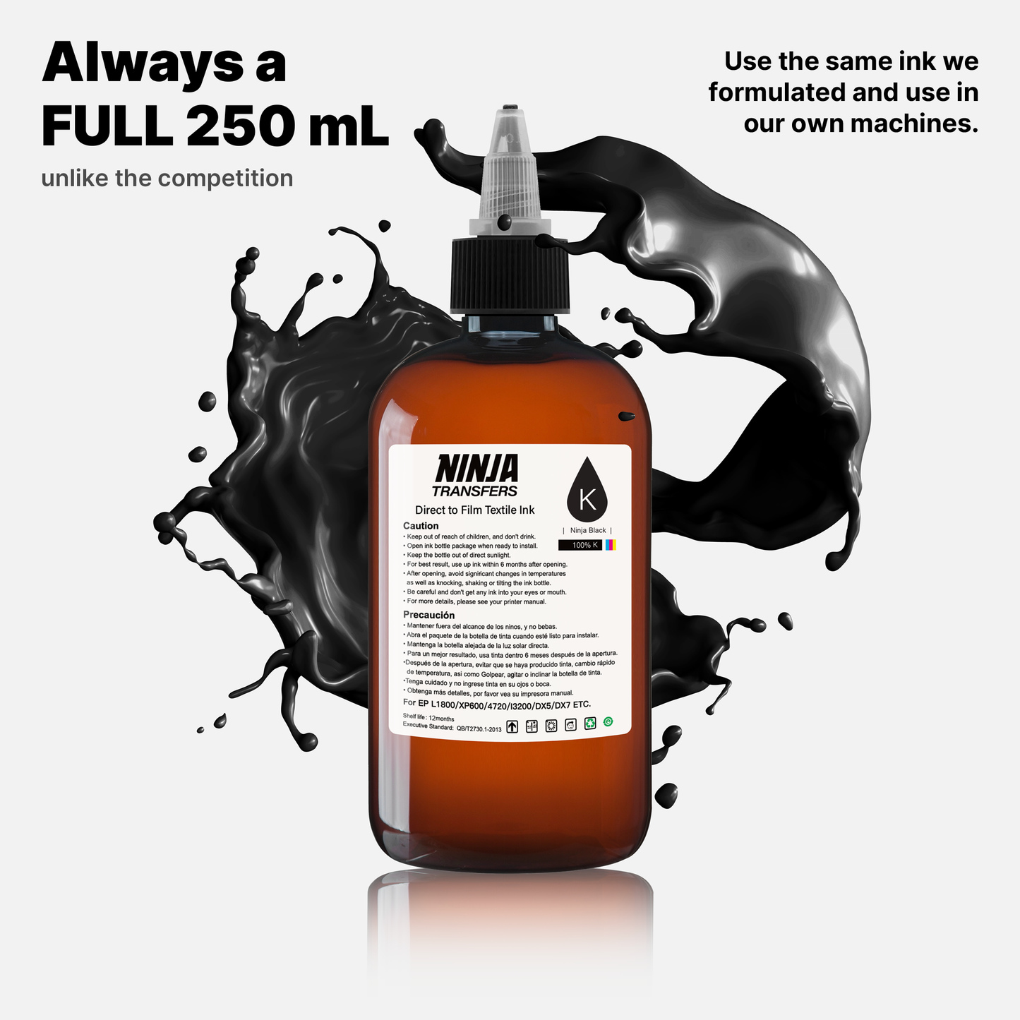 Premium DTF Black Ink