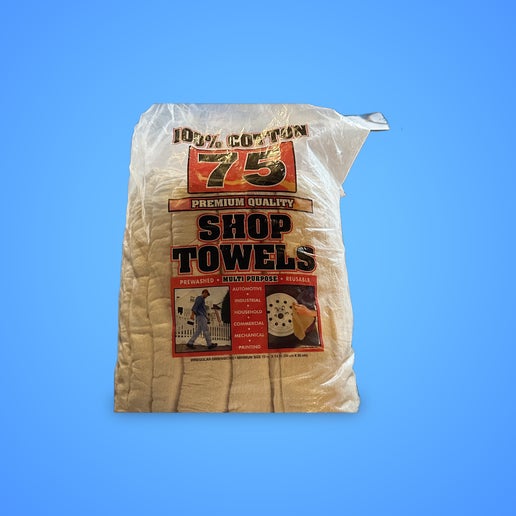 100% Cotton 75 Count Shop Towels