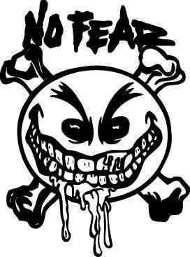 No Fear Decal 5