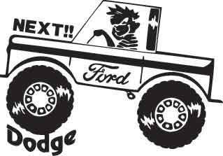 Next, Dodge Decal