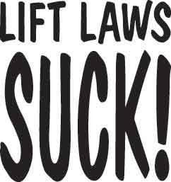 Lift Laws Suck Decal