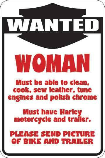 Wanted Woman Sign Decal