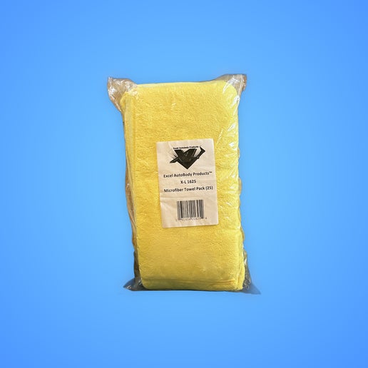 Excel AutoBody Products X-L1625 Microfiber Towel Pack (25)