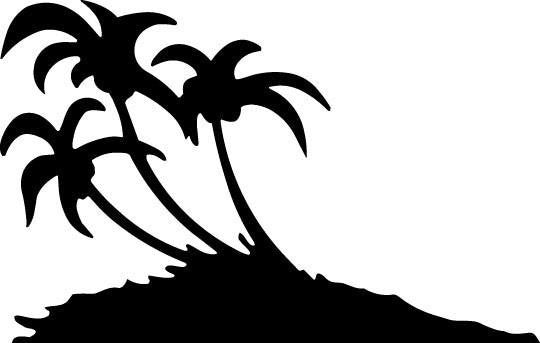 Palm Tree Decal 1