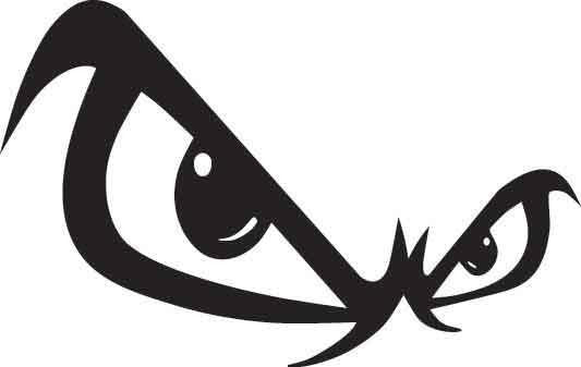 No Fear Eyes Decal