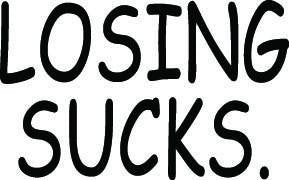 Losing Sucks Decal
