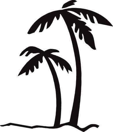 Palm Tree Decal