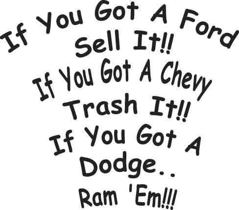 If You Got A Ford Decal