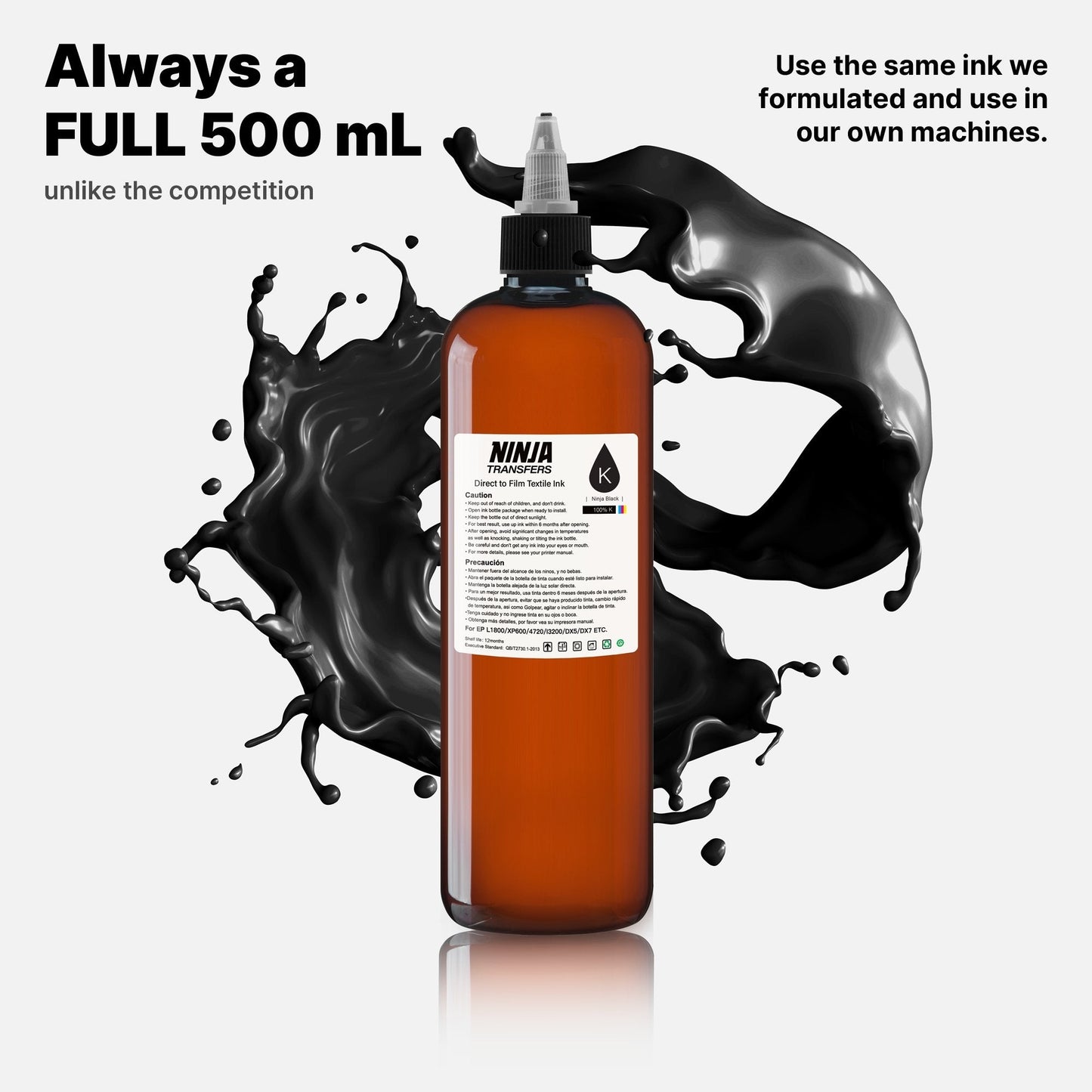 Premium DTF Ink 500mL