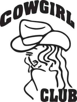 Cowgirl Club Survive Decal