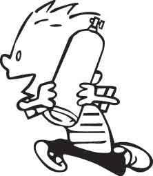 Boy Running Decal 1