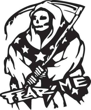 Fear Me Decal – Revelation Graphics And Apparel